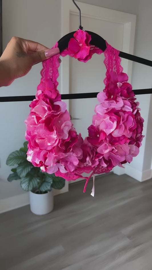 Hot Pink Flower Top